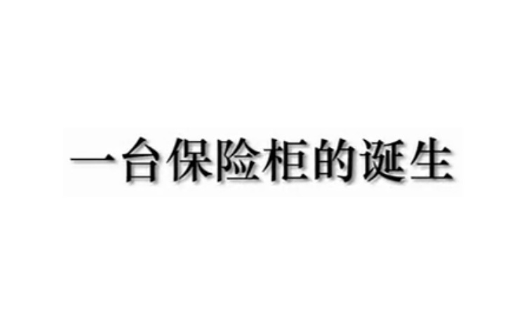 一(yi)檯(tai)保險櫃的(de)誕生(sheng)